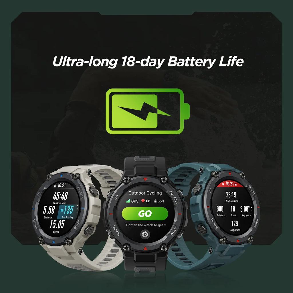 Amazfit T-Rex Pro GPS Waterproof Smartwatch