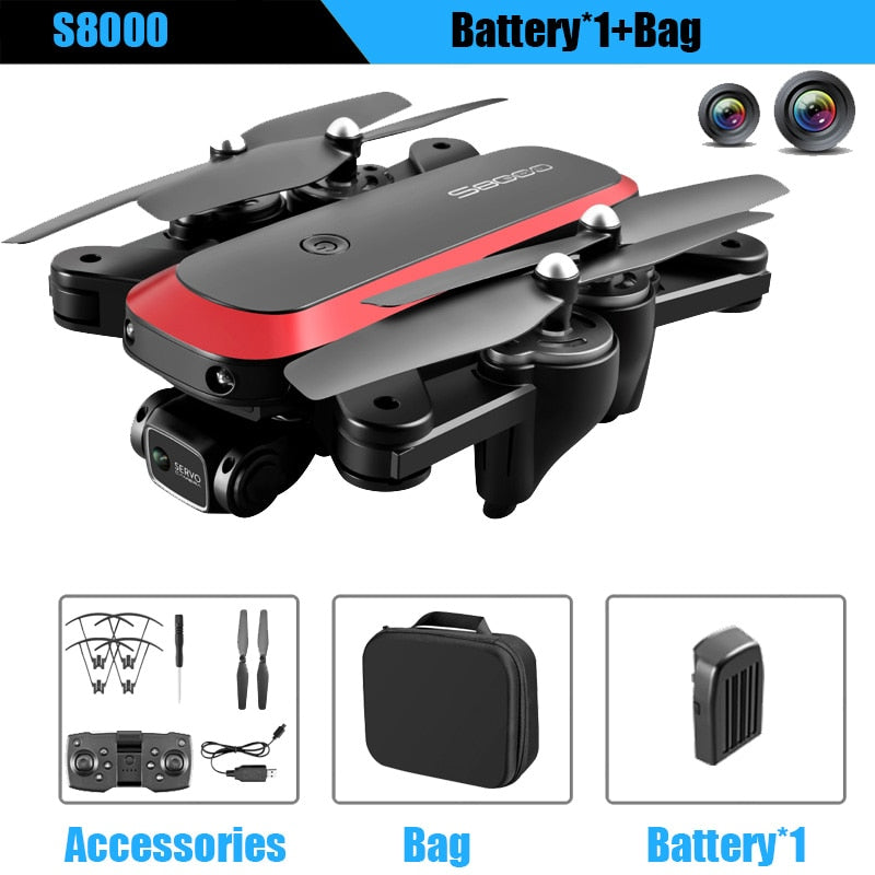 Professional S8000 Drone 4K Dual Camera 360°